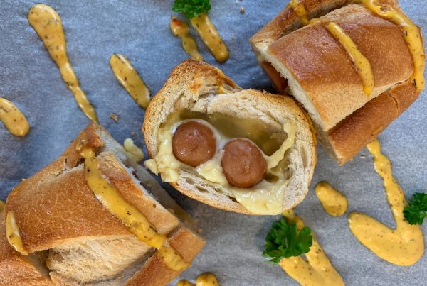 Stokbrood Hotdog en Kaas