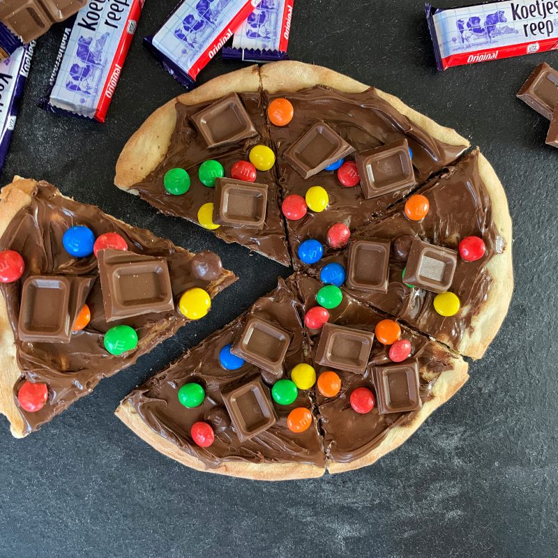 Chocolade pizza