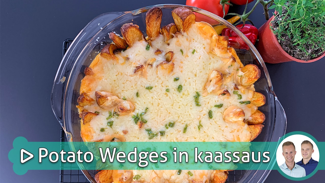 Potato Wedges in kaassaus