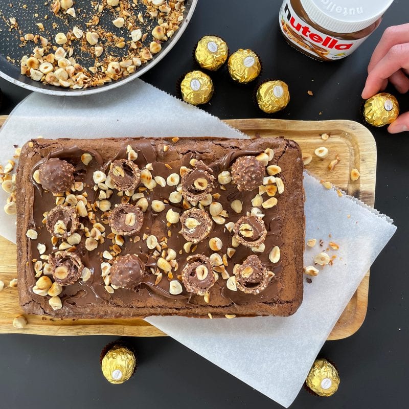 Ferrero Rocher Brownies