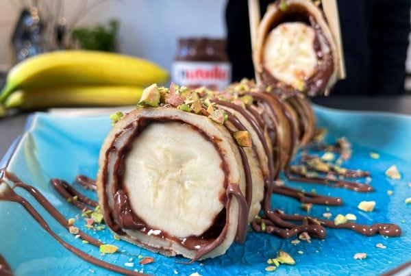 Bananen Sushi