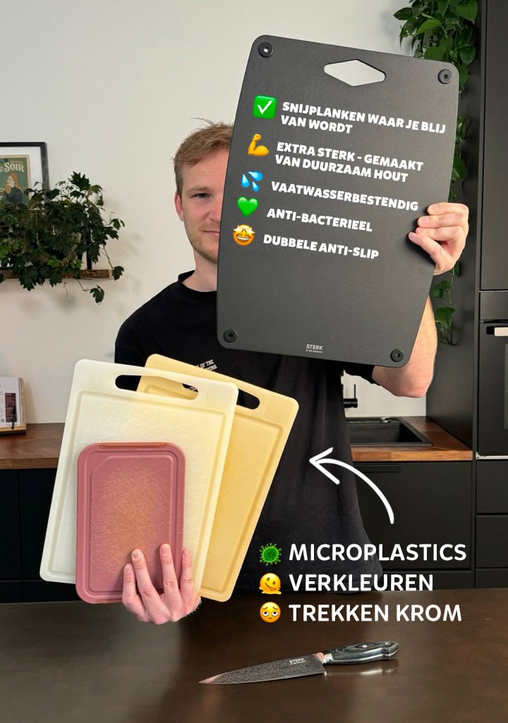 Snijplanken zonder microplastics SterkInDeKeuken