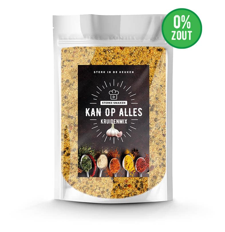 Kan op alles Kruidenmix zonder zout