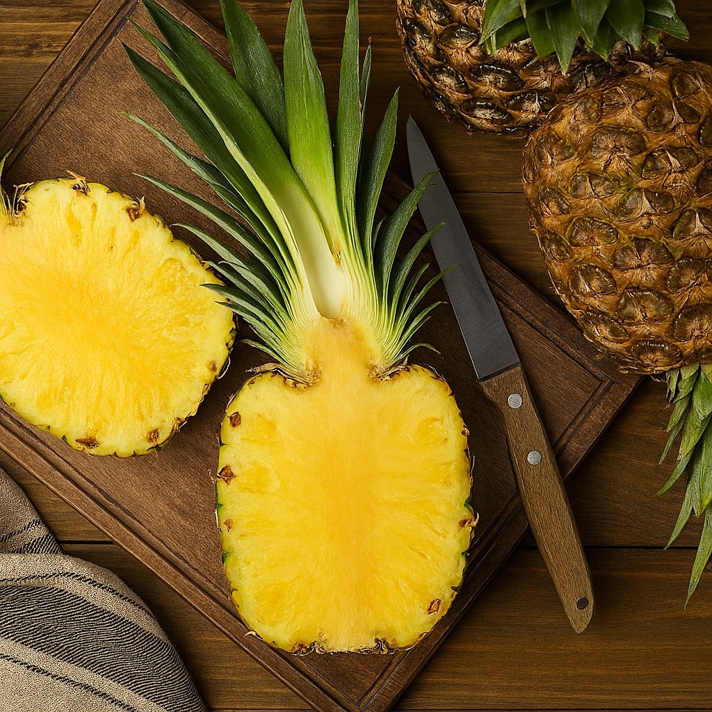 wanneer is een ananas rijp