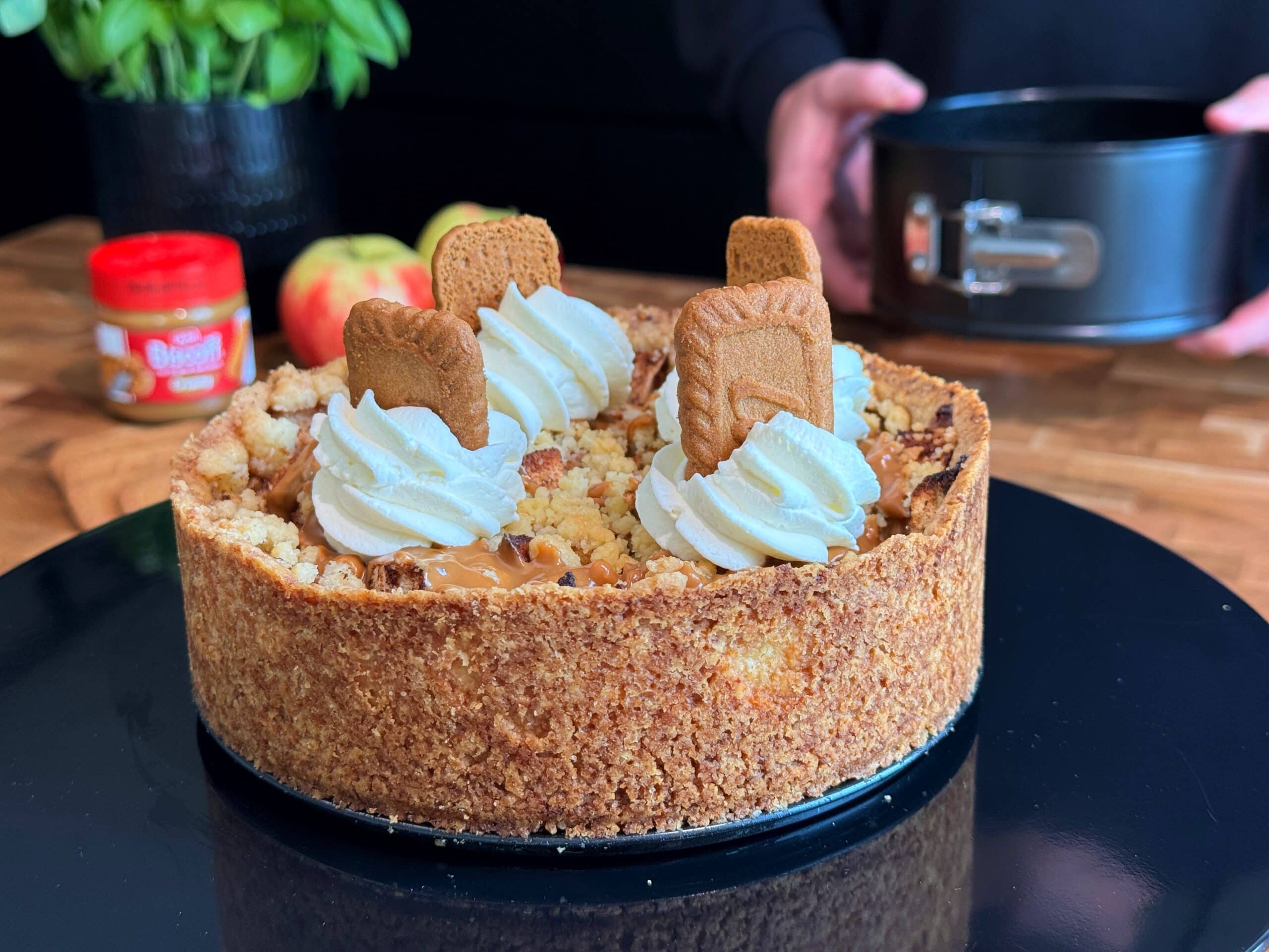 Speculoos Appeltaart