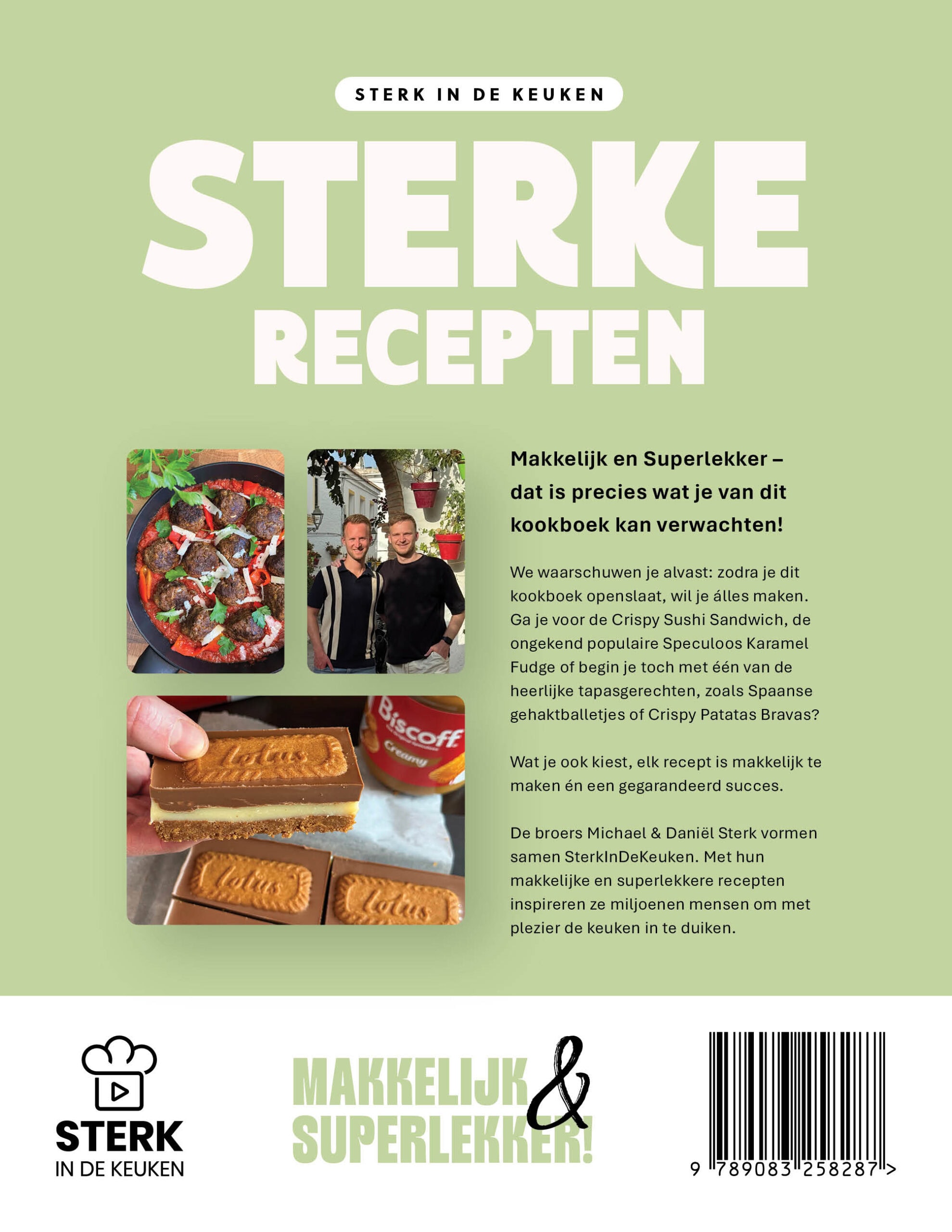 Sterke Recepten - Makkelijk en Superlekker achterkant
